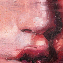 Afbeelding in Gallery-weergave laden, Ruby Stare, close-up detail of the brushwork in the original oil painting by Hercules