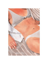 Afbeelding in Gallery-weergave laden, Resting in White art print by Hercules, 12x16 inch with white border