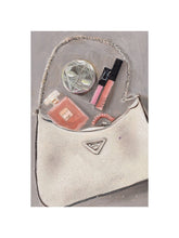 Afbeelding in Gallery-weergave laden, Handbag Essentials art print by Hercules, 12x16 inch with white border