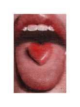 Afbeelding in Gallery-weergave laden, Heart Candy art print by Hercules, 12x16 inch with white border
