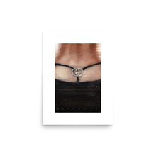 Load image into Gallery viewer, Black Choker art print mockup, 12x16 inch matte poster