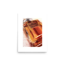 Load image into Gallery viewer, Amber Perfume art print mockup, 12x16 inch matte poster