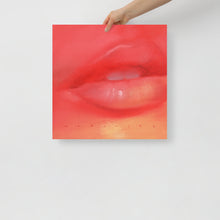 Load image into Gallery viewer, Lips in red and orange (print)